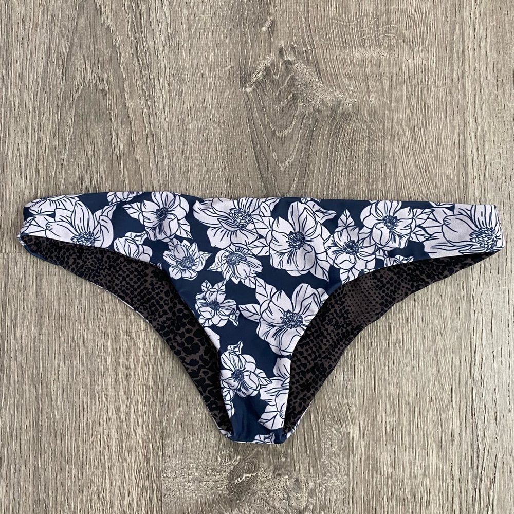 Acacia Swimwear Makai Bottom in Blue Magnolia